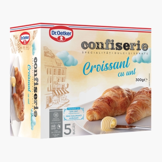 Croissant cu unt 5 buc 300g