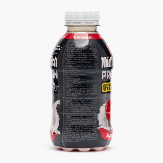 Băutură proteică din lapte cu gust de zmeură, cu îndulcitori, 400g