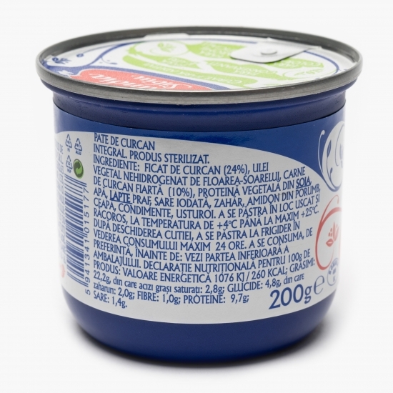 Pate de curcan integral 200g