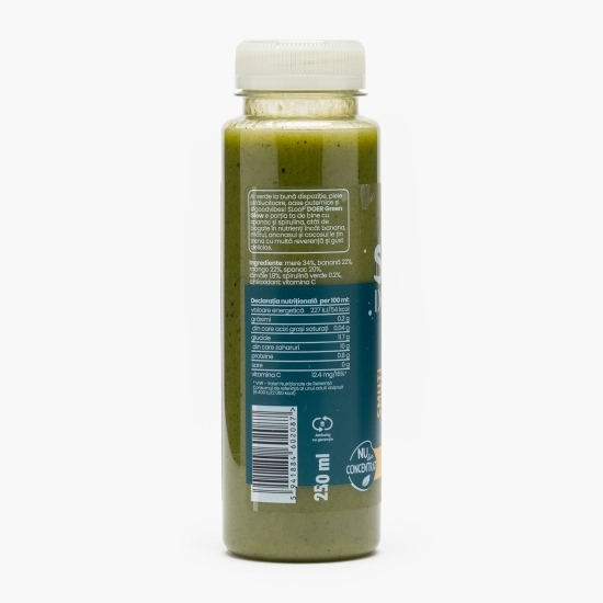 Smuti Up Doer cu spanac și spirulină verde 0.25l