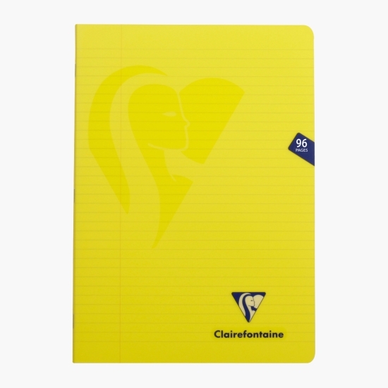 Caiet dictando capsat A4, 48 file, galben, Clairefontaine Mymesys