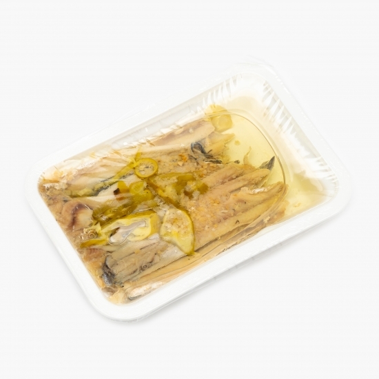 Anșoa marinat file cu usturoi 150g