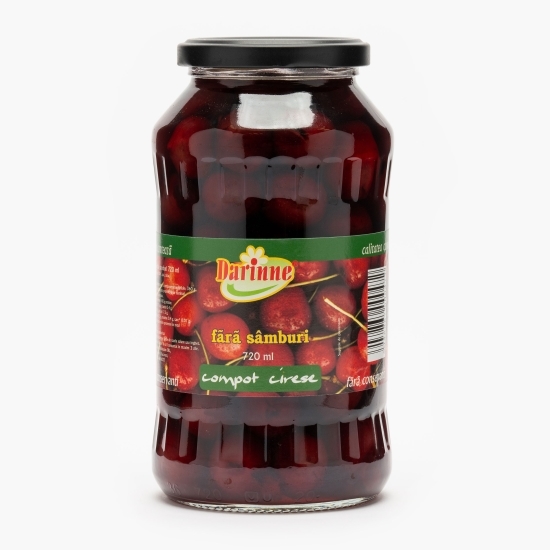 Compot de cireșe fără sâmburi 720ml