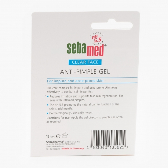 Gel dermatologic antiacneic tratament coșuri 10ml