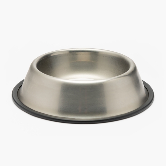 Castron inox mediu pentru animale