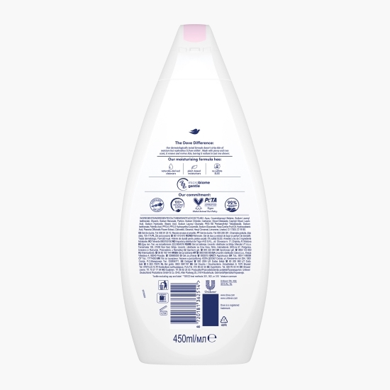 Gel de duș Renewing cu extract de bujor și parfum de trandafir 450ml