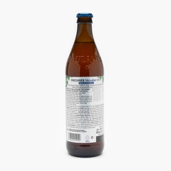 Bere albă nefiltrată fără alcool Weissbier 0.5l