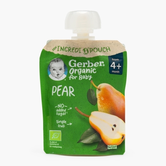 Piure ecologic de pere 80g, +4 luni