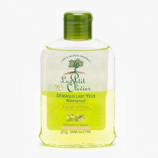 Demachiant bifazic pentru ochi, rezistent la apă cu ulei de măsline 125ml