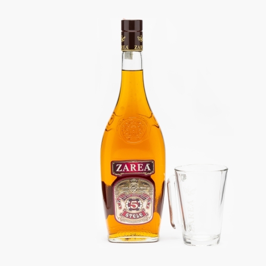 Băutură spirtoasă 5 stele Hot Mix 37.5% alc. 0.7l + 2 pahare
