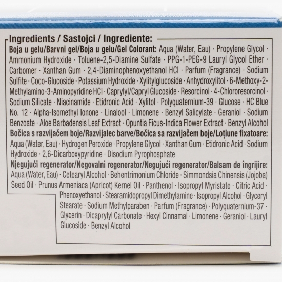Vopsea de păr permanentă sub forma de gel 1.4 blueberry black 142.5ml