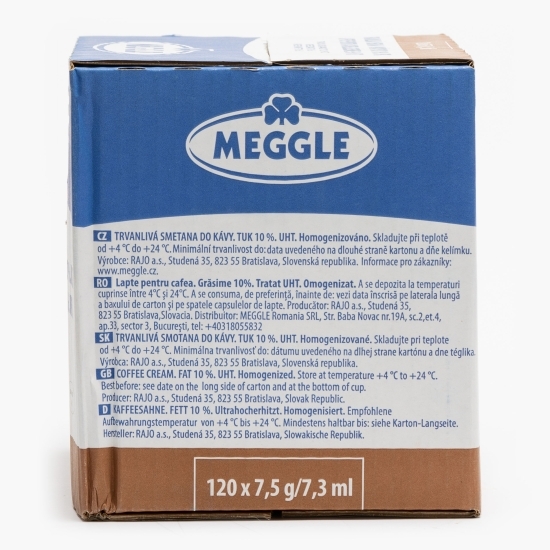 Lapte UHT pentru cafea 10% grăsime, 120 buc x 7.5g