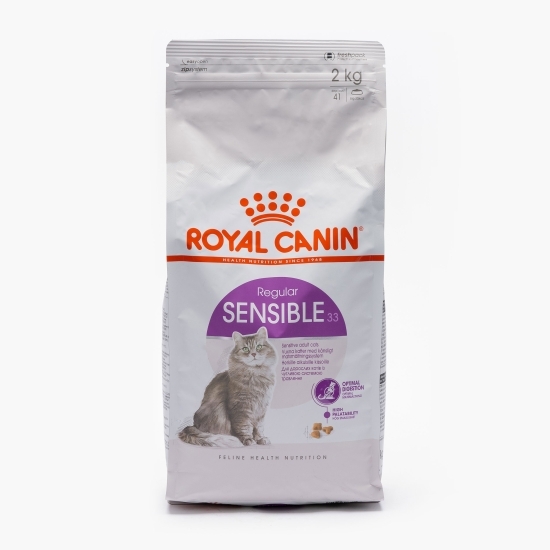 Hrană uscată pentru pisici, 2Kg, Regular Sensible