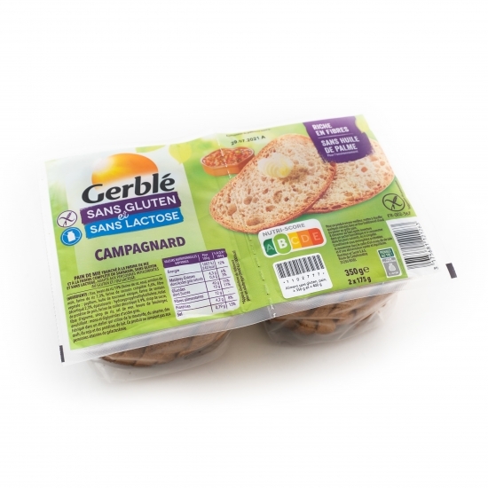 Pâine rustică feliată fără gluten 350g