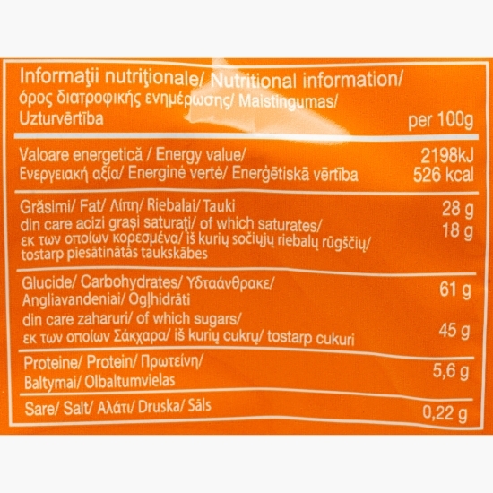 Napolitane cu ciocolată cu lapte și cremă de cacao 180g