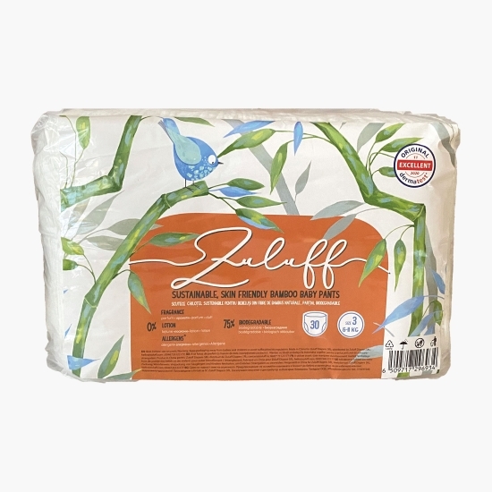 Scutece chiloțel din bambus mărimea 3, 6-11 kg, 30 buc