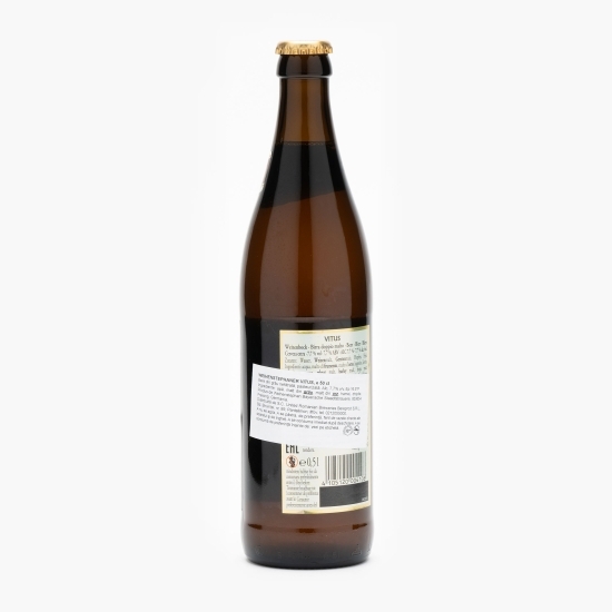 Bere albă nefiltrată Vitus sticlă 0.5l