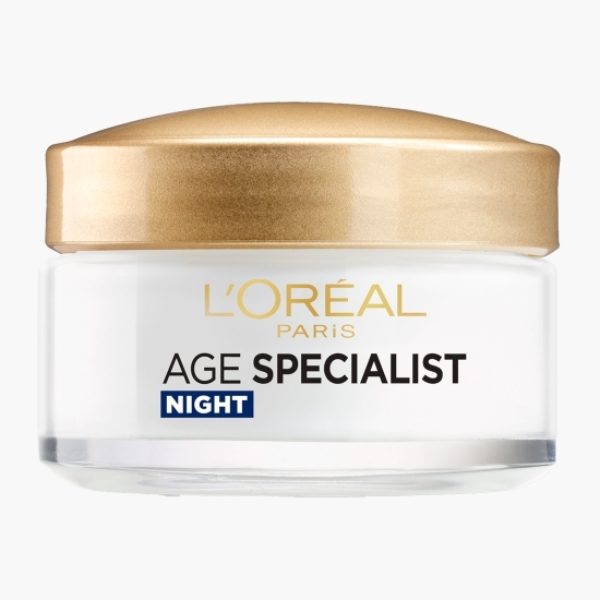Cremă de noapte antirid și reparatoare, 55+ Age Specialist, 50ml
