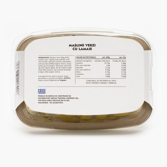 Măsline verzi cu lămâie 200g