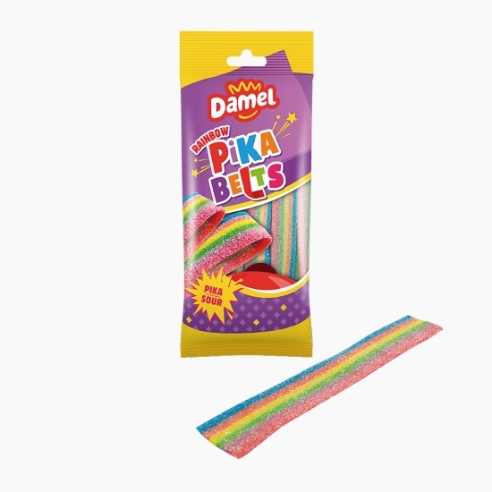 Jeleuri gumate acrișoare curele multicolore 100g