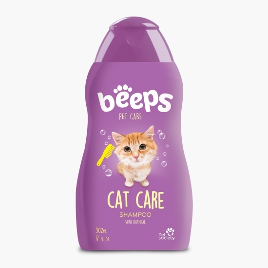 Șampon pentru pisici, cu ovăz, Cat Care, 502ml