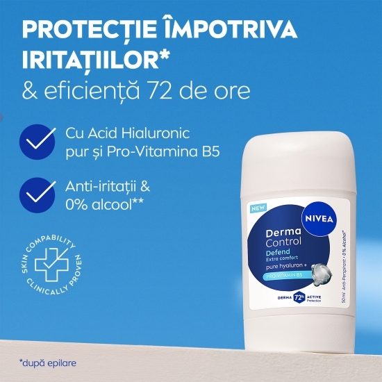 Deodorant antiperspirant stick Derma Control Defend 50ml