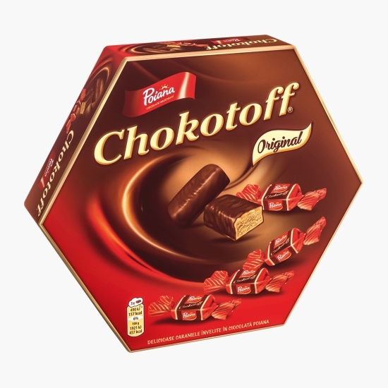 Caramele învelite în ciocolată Chokotoff Original 221g