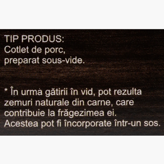 Cotlet de porc gătit lent 650g