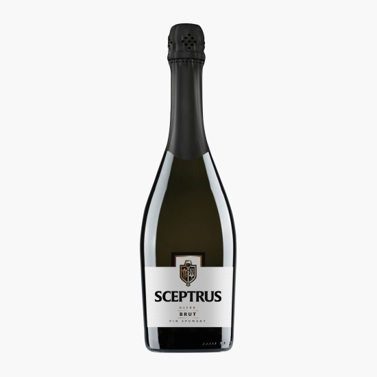 Vin spumant alb brut Glera, 12%, 0.75l
