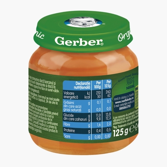 Piure eco din mere, piersică și caisă 125g