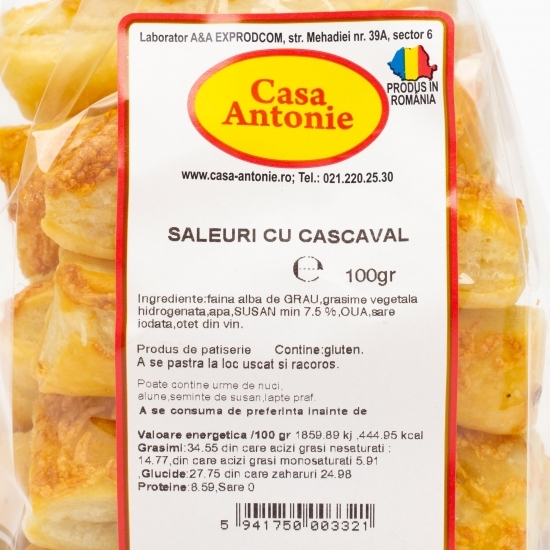 Saleuri cu cașcaval 100g