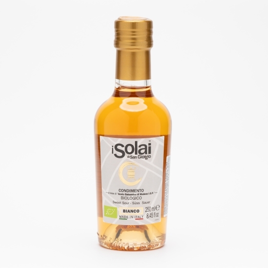 Condiment balsamic alb vâscos de Modena eco, densitate ≈ 1.20, 0.25l