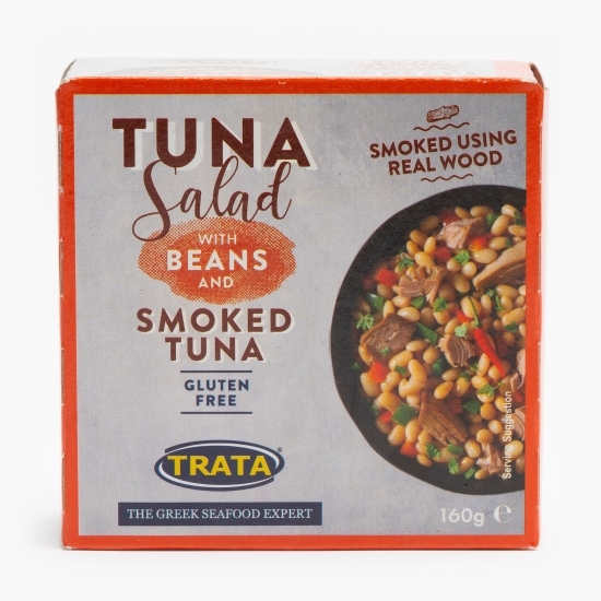 Salată ton afumat cu fasole 160g