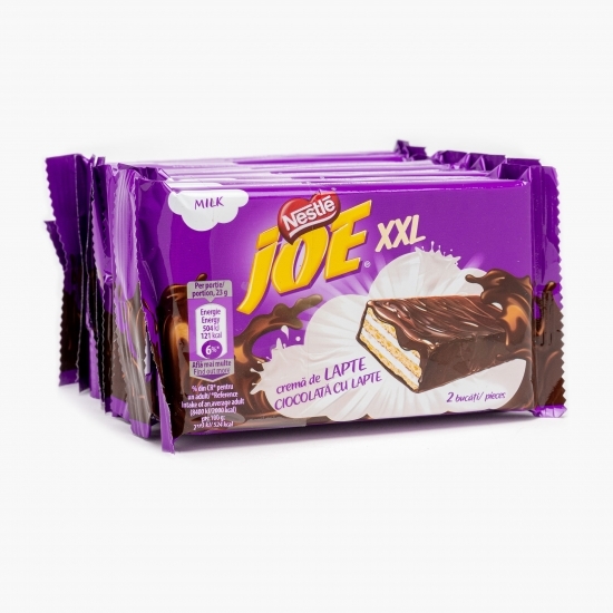 Napolitane XXL cu lapte și cremă de cacao 10x46g