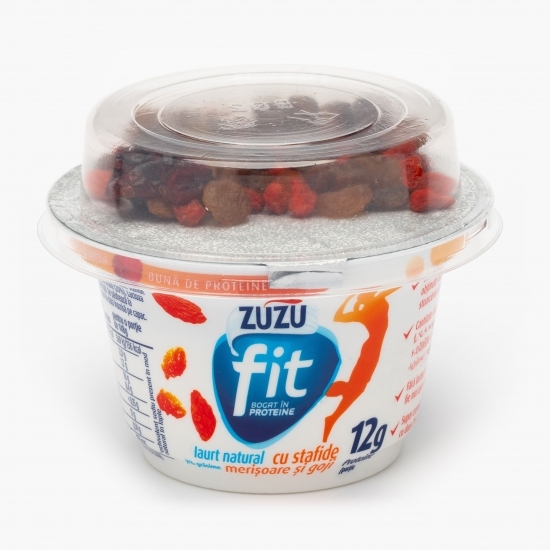Iaurt natural cu stafide, merișoare și goji 148g
