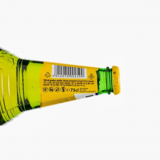 Bere blondă pasteurizată sticlă 0.75l