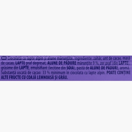 Mini-ciocolată cu lapte și alune mărunțite Snack Pack, 45g