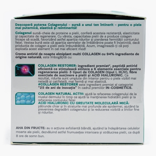 Cremă antirid de noapte Multi Collagen 50ml