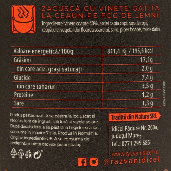 Zacuscă de vinete 350g
