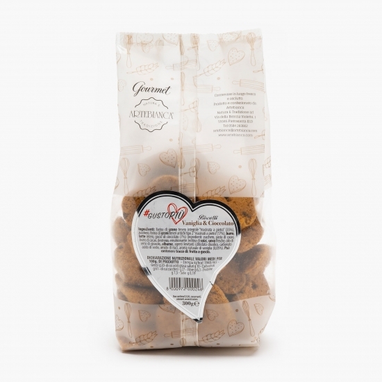 Biscuiți cu vanilie și ciocolată 300g