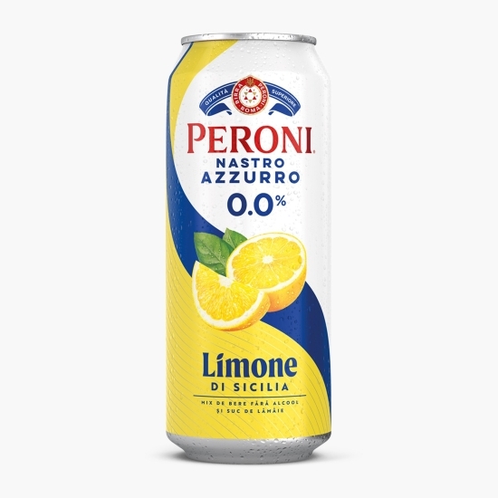 Bere fără alcool cu lămâie Limone di Sicilia, doză 500ml 