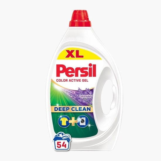 Detergent de rufe lichid Color Active Gel, lavandă, Deep Clean, 54 spălări, 2.43l