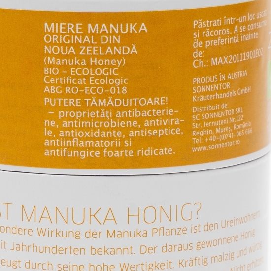 Miere Manuka eco 250g