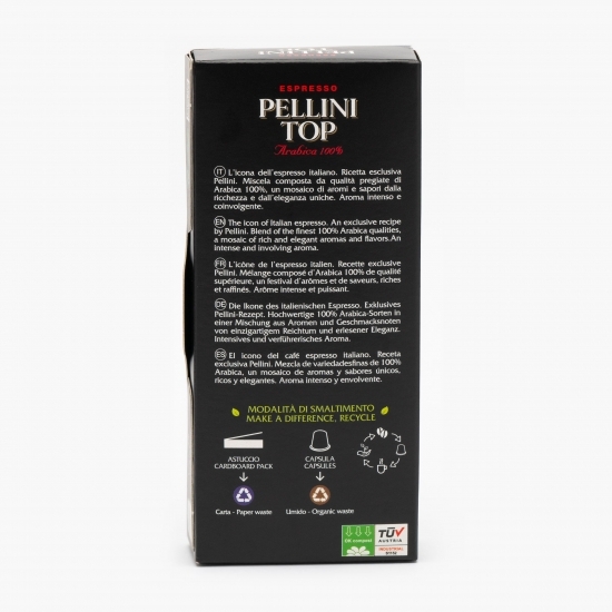 Capsule cafea Nespresso 100% Arabica, 10 băuturi, 50g