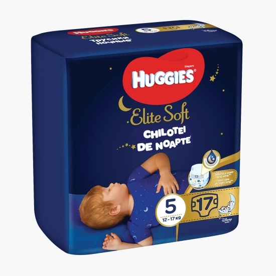 Scutece chiloței de noapte mărimea 5, 12-17 kg, 17buc
