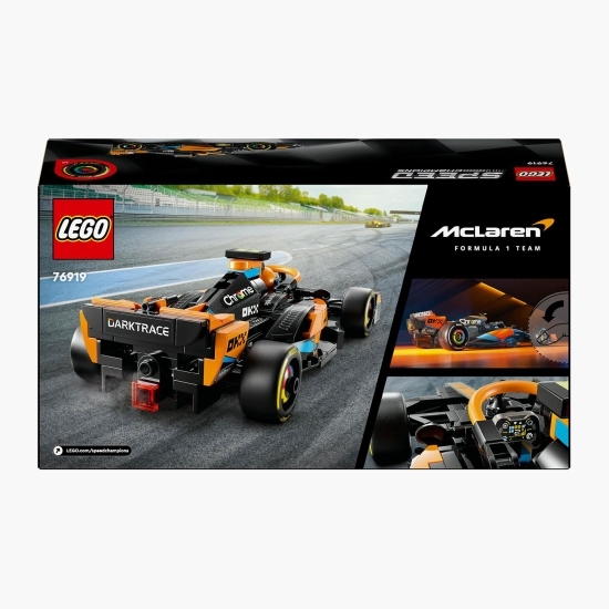 Mașină de curse McLarren de Formula 1 2023, 76919 Speed Champions, 245 piese, + 9 ani