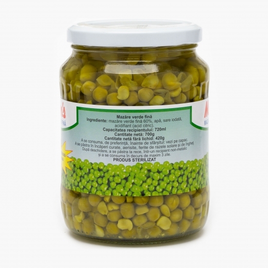 Mazăre verde fină 700g