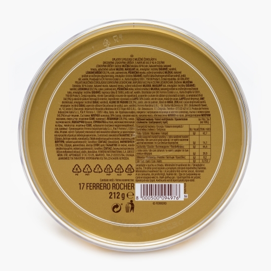 Praline acoperite cu alune și ciocolată cu lapte cu alună întreagă în interior 212.5g