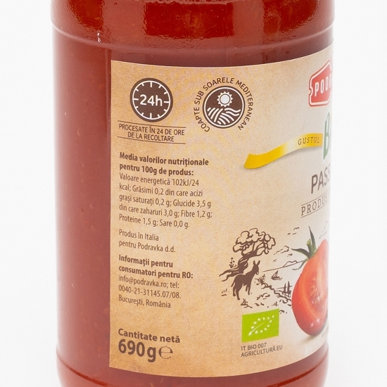 Piure de roșii eco 690g