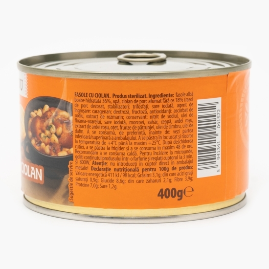 Fasole cu ciolan 400g